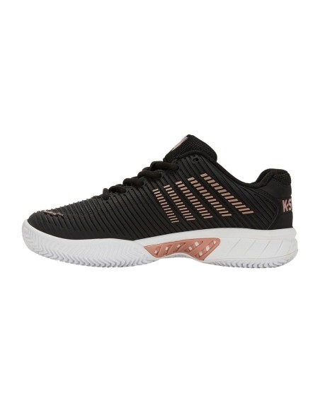 Kswiss Hypercourt Express 2 Hb Negro Rosa Mujer | Ofertas de pádel